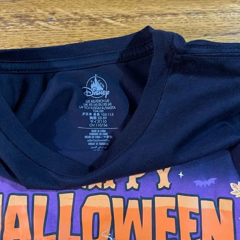 Disney Happy Halloween T-Shirt boys XS 4 NWT